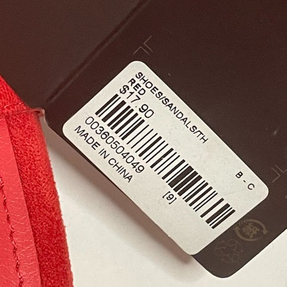 Red Forever 21 Sandals 9 - Picture 2 of 4